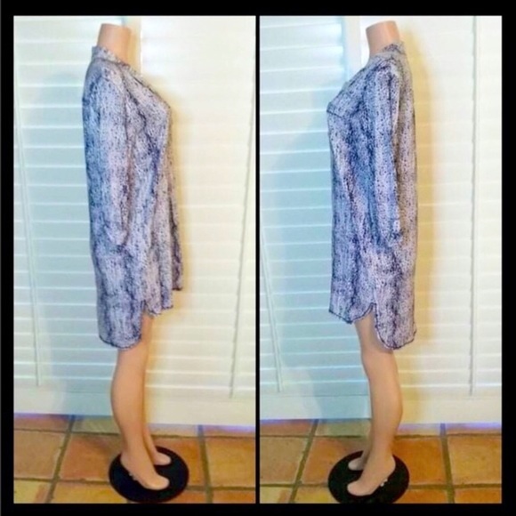 Anne Klein Roll Button Cuff Sleepshirt Nightgown - Picture 3 of 6